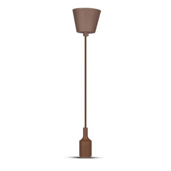 E27 Pendant Holder Brown Body