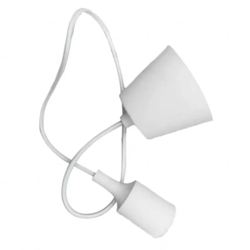 E27 Pendant Holder White Body