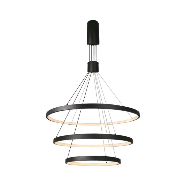 46W LED Decorative Hanging Light 40*60*80*150CM Black Body 3000K
