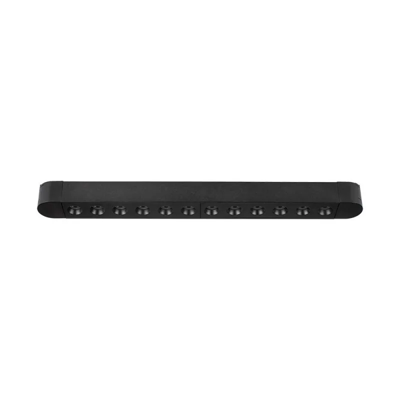 12W LED Magnetic Linear Spot Light Slim 4000K Black Body