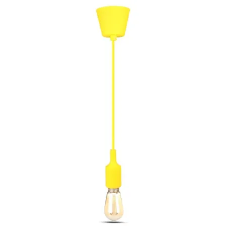 E27 Pendant Holder Yellow