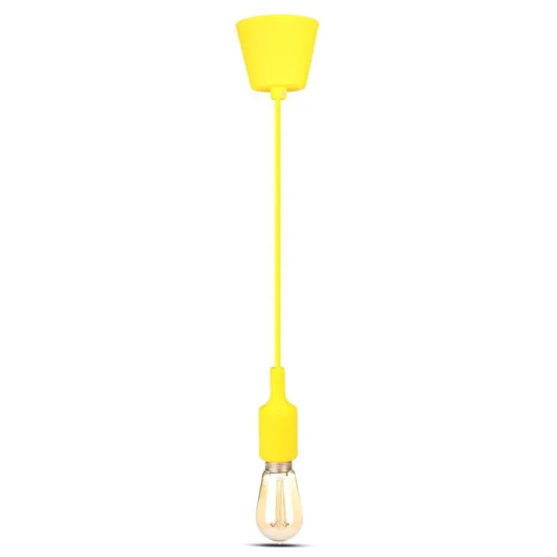 E27 Pendant Holder Yellow
