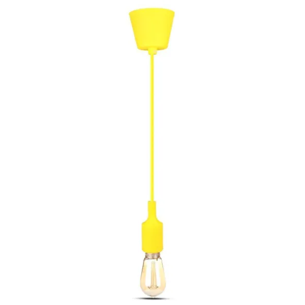 E27 Pendant Holder Yellow