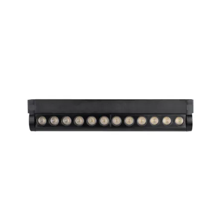 12W LED Magnetic Linear Spotlight Slim Adjustable 4000K Black Body