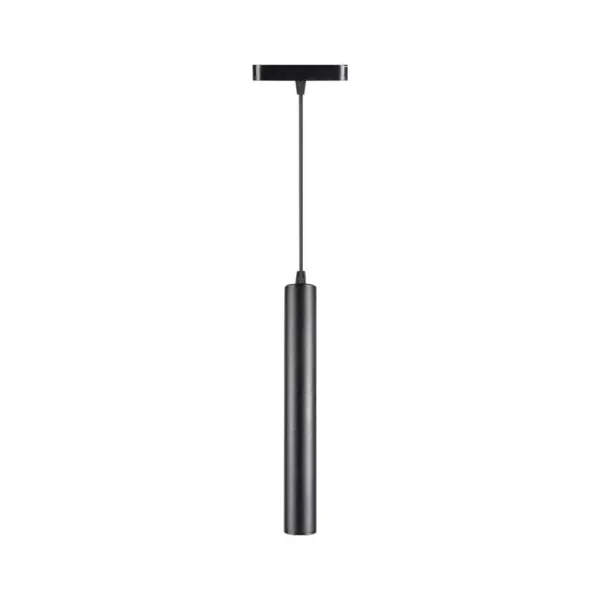 15W LED Magnetic Track Light Pendant 6400K Black Body