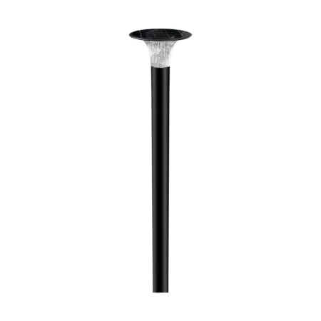 15W LED Solar Path Light Diamond LiFePO4 Battery 3.2V 6000mA CCT: 6000K+4000K Black