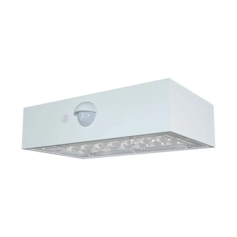 3W LED Solar Wall light Brick Lithium Battery 3.7v 1200mA CCT: 4000K+3000K White