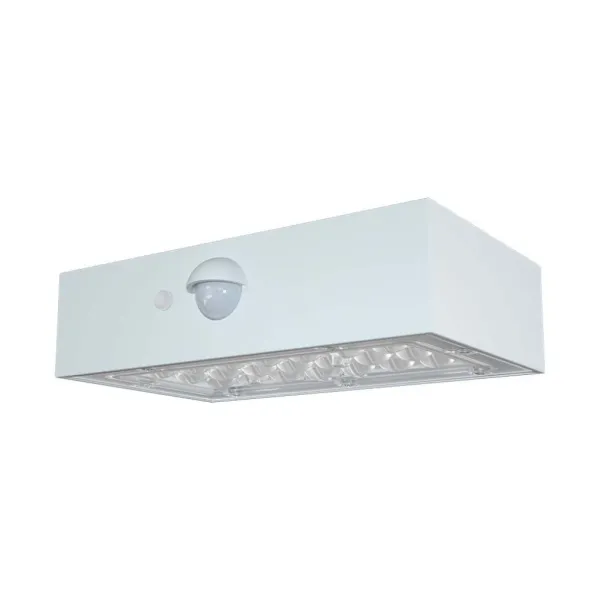3W LED Solar Wall light Brick Lithium Battery 3.7v 1200mA CCT: 4000K+3000K White