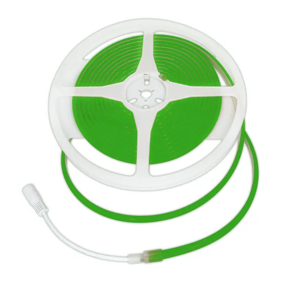 LED COB Strip - 320 LEDS 10W/M Green IP67 24V