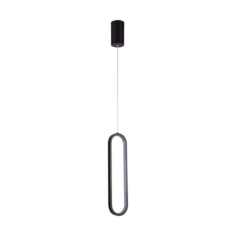 13W LED Hanging Lamp 40CM 4000K Black Body