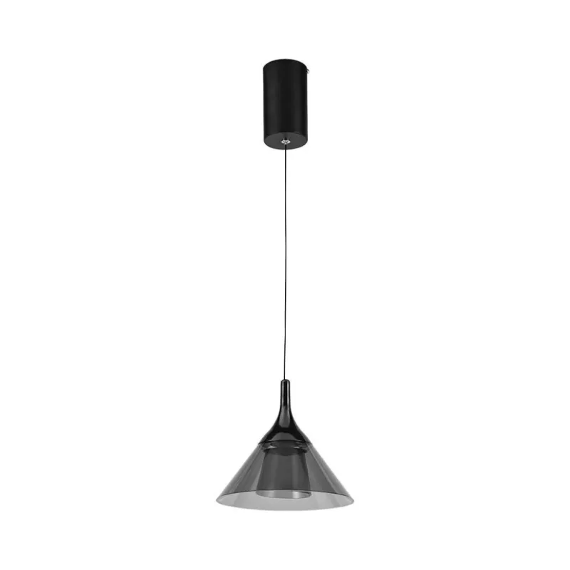 9W LED Designer Hanging Lamp (19.5*17.5*100CM) Black 3000K