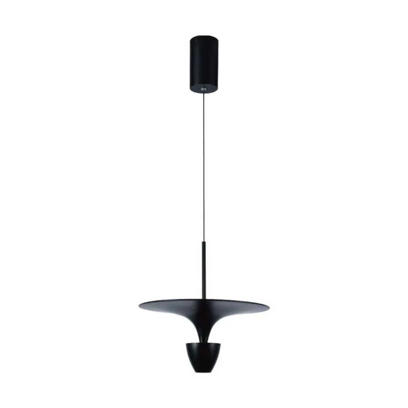 Lampadario LED 9W dal Design Moderno 30*320*100Cm Colore Nero 4000K