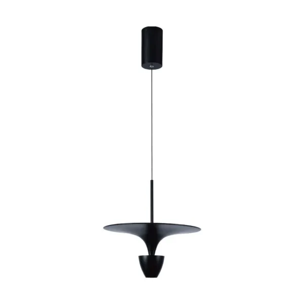 Lampadario LED 9W dal Design Moderno 30*320*100Cm Colore Nero 4000K