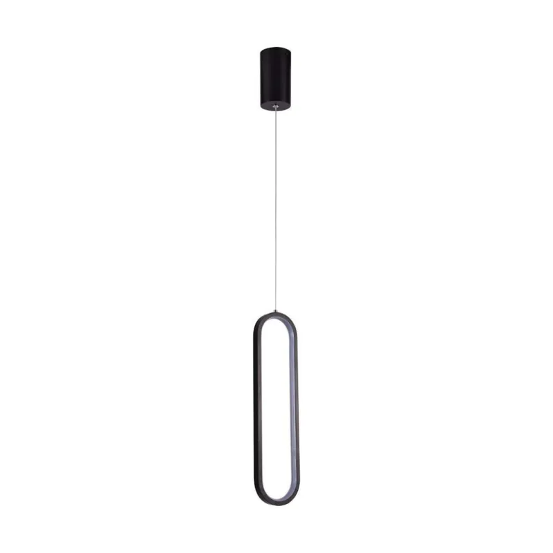 13W LED Hanging Lamp 40CM 3000K Black Body
