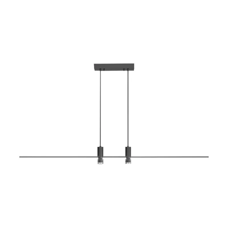 19W LED Designer Hanging Lamp Black 4000K