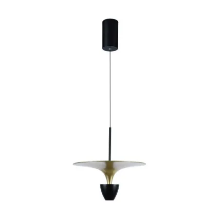 9W LED Designer Hanging Lamp (30*320*100CM) Black+Gold Body 3000K