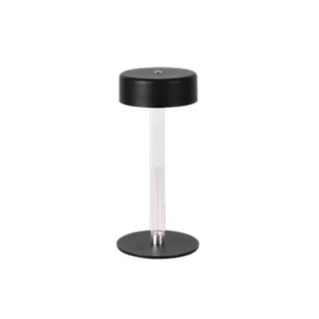 3W LED Table Lamp (D120*260) 3IN1 Black+Transperent Center Pillar