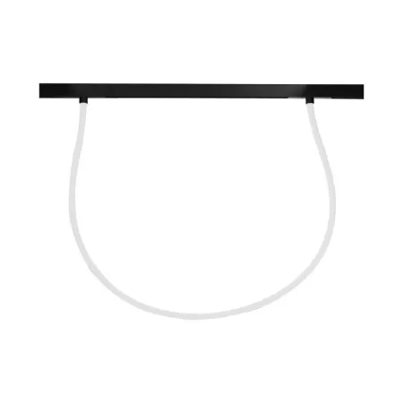 23W LED Magnetic Track Light Flexible Tube 2M CCT: 4500K Dimmable Black Body