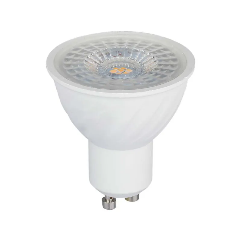 LED Spotlight SAMSUNG CHIP - GU10 6.5W Ripple Plastic 38°D 6500K