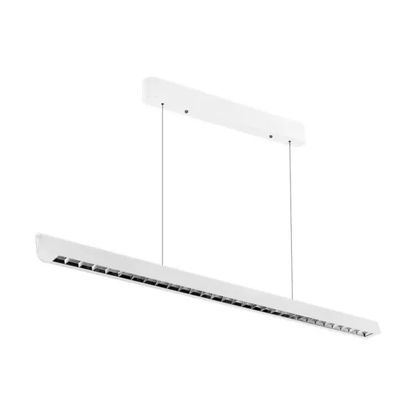 36W LED Linear Hanging Suspension Light Lens Type-CCT:3IN1 - White