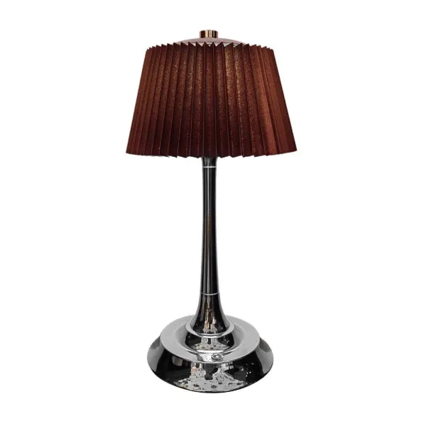 1.5W LED Table Lamp 3000K Chrome Brown
