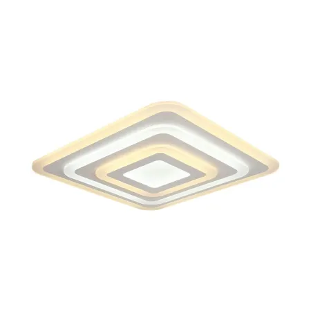 77W LED Ceiling Lamp 3 Step Dimmable With Remote Control White Body IP20