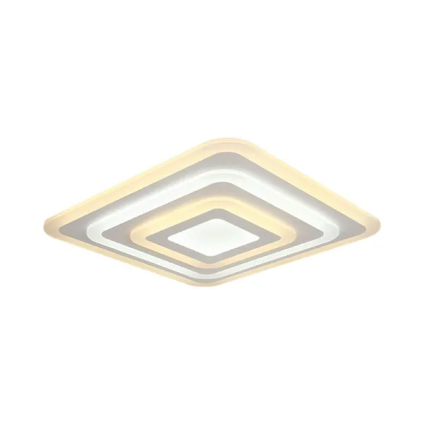 77W LED Ceiling Lamp 3 Step Dimmable With Remote Control White Body IP20
