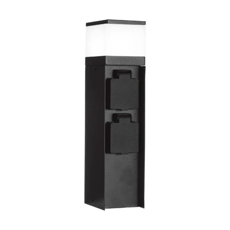 Piantana LED da Giardino con 2 Prese Schuko | Energy Clever
