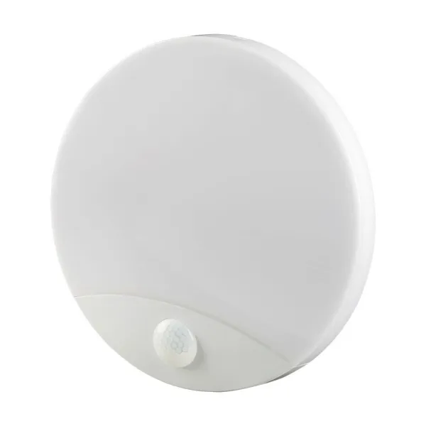 15W LED PIR Sensor Lamp SAMSUNG CHIP 3IN1 Round White Body IP44