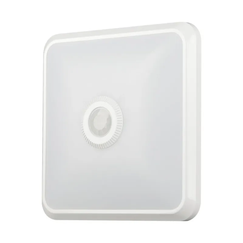 12W LED PIR Sensor Lamp SAMSUNG CHIP 3IN1 Square White Body