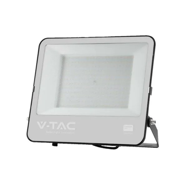 200W LED Floodlight SMD SAMSUNG CHIP 1m Wire Black Body Grey Frosted Glass 6500K