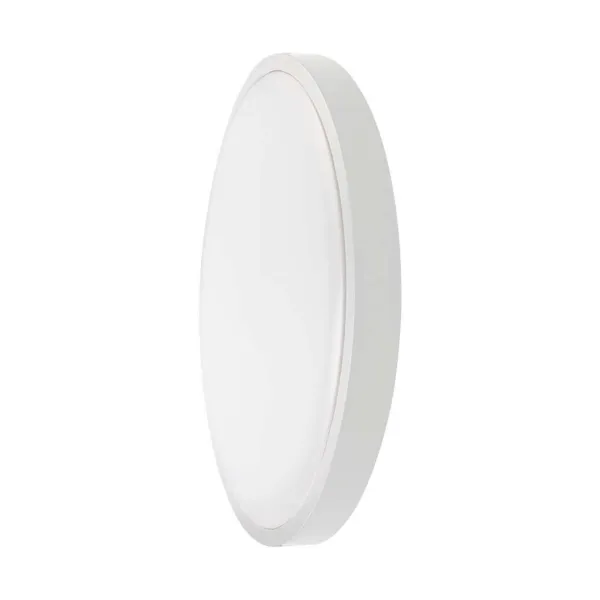 18W LED Dome Light Round White Frame 6400K IP44