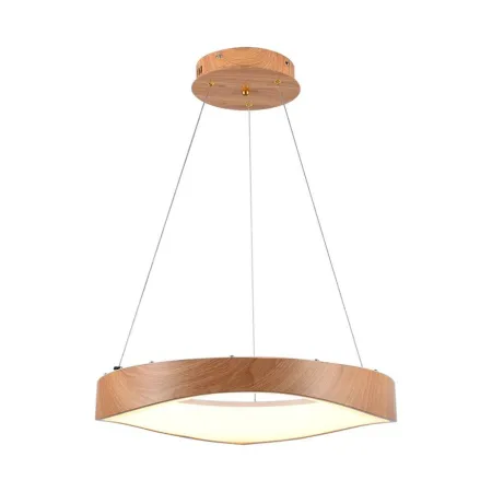 LED Designer Pendant Lampholder Wood Painting+White Body D500