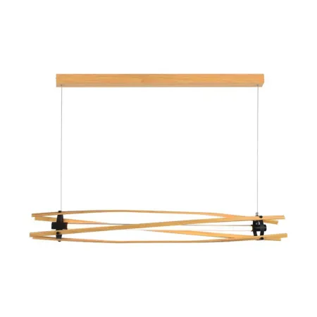 LED Designer Pendant Lampholder Wood Painting+White Body L1200