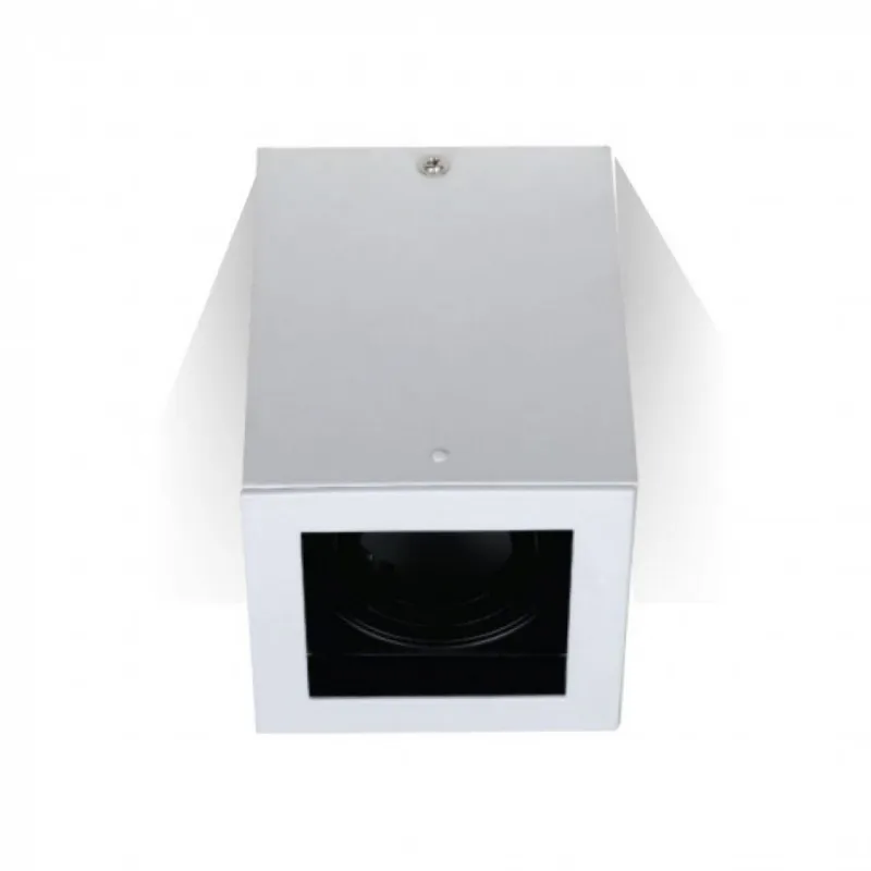 GU10 Fitting Surface Square White