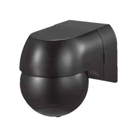PIR Wall Sensor With Moving Head Full Black