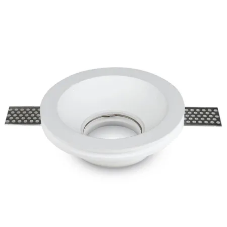 GU10 Fitting Round Gypsum White