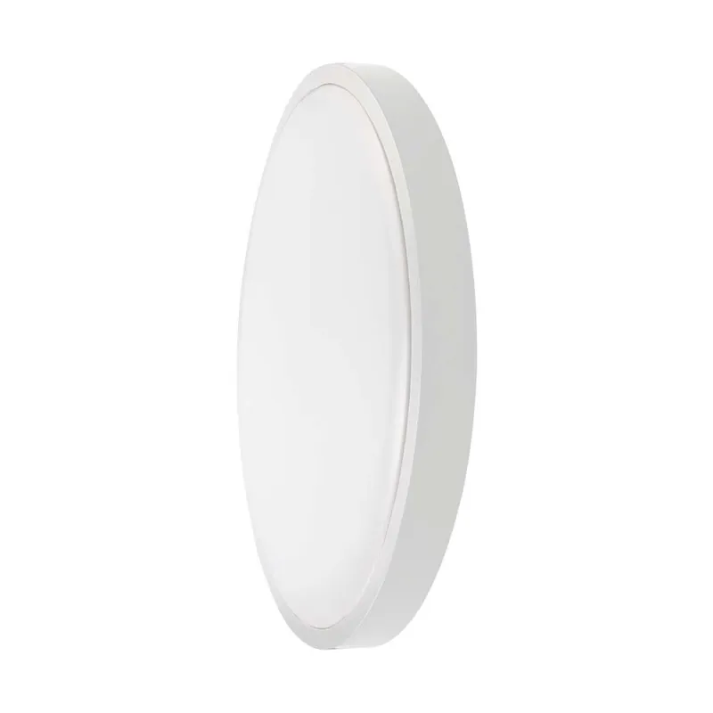 36W LED Dome Light With Sensor SAMSUNG Chip 4000K Round White Frame IP44