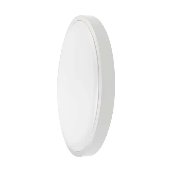 36W LED Dome Light With Sensor SAMSUNG Chip 4000K Round White Frame IP44