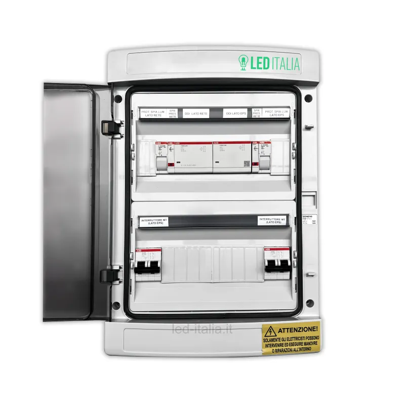 Quadro di Commutazione Automatico Monofase Rete/Carico fino a 5kW IP65