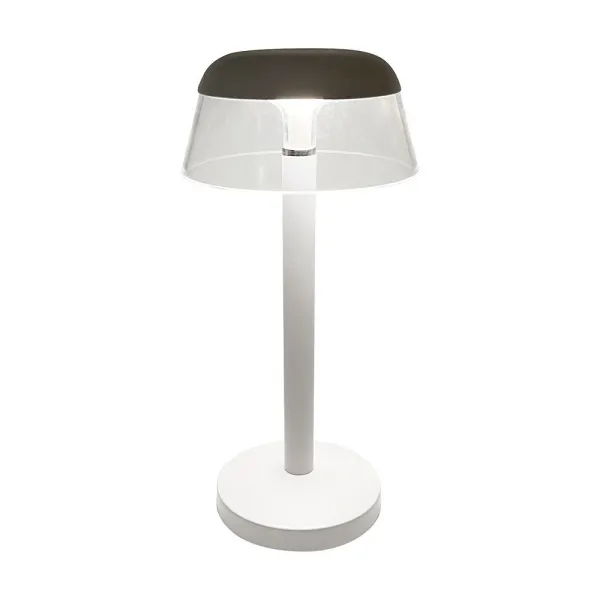 3W LED RECHARGEABLE TABLE LAMP 130x285MM 3IN1 DIMMABLE WHITE BODY
