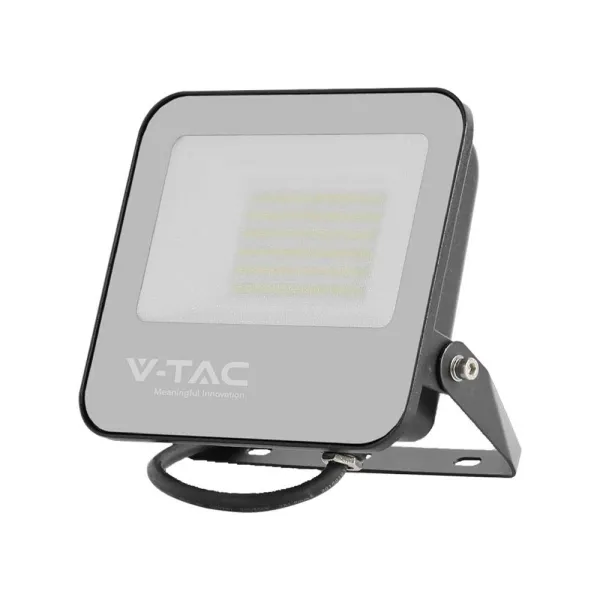 50W LED FLOODLIGHT 4000K BLACK BODY GREY GLASS 160LM/W 5 YEARS WARRANTY