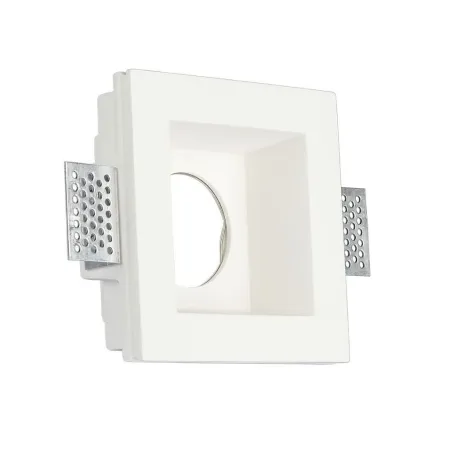 GU10 Fitting Square Gypsum White