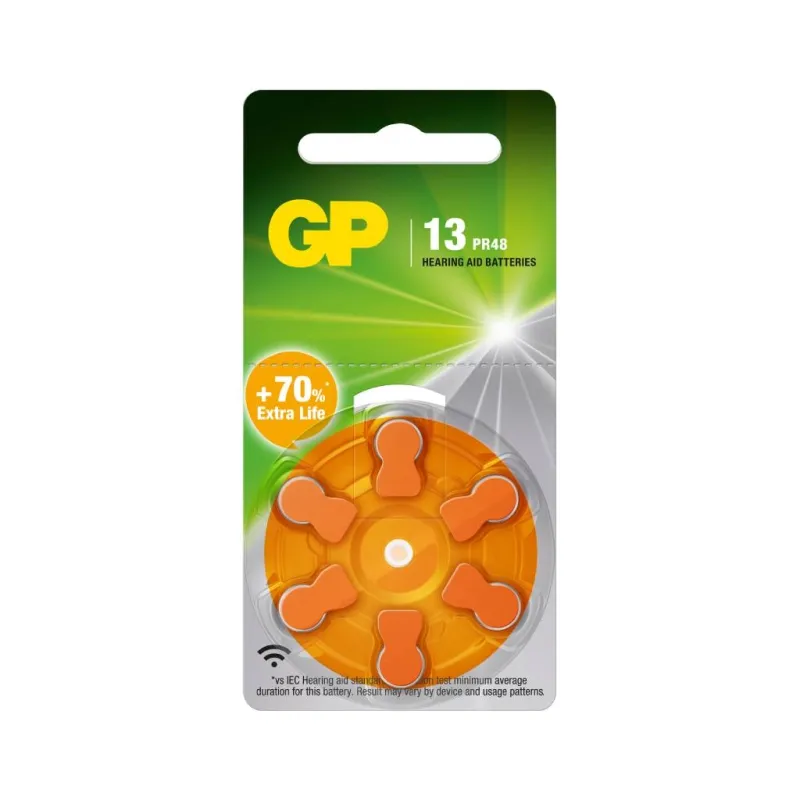 Batteria Acustica 1,45V ZA13 / PR48 (Blister 6 Pezzi)