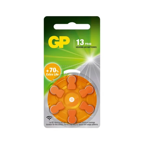 Batteria Acustica 1,45V ZA13 / PR48 (Blister 6 Pezzi)