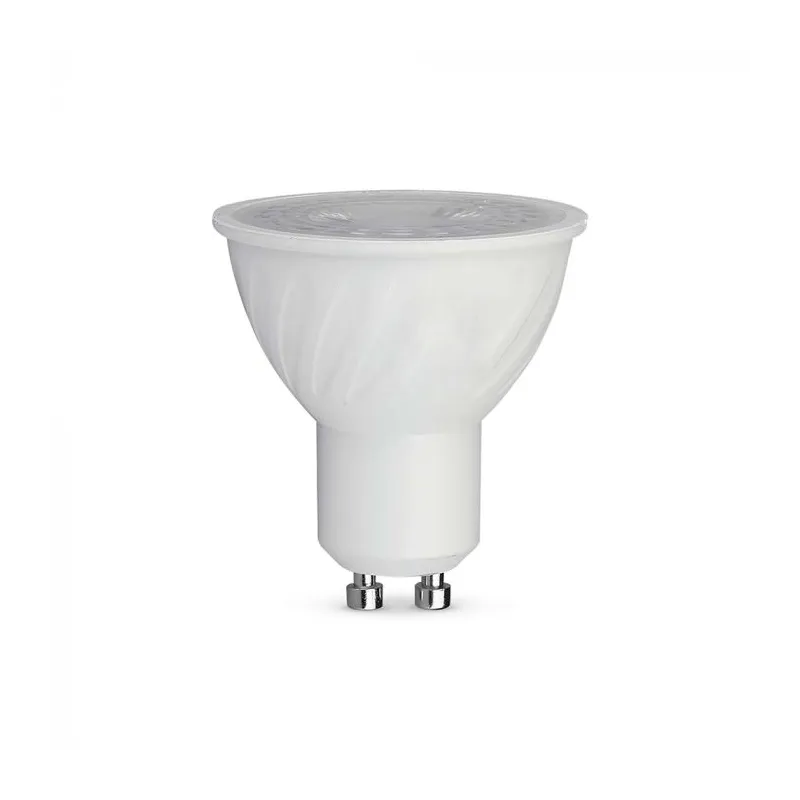 Faretto LED GU10 6W 38° Copertura Trasparente 3000K