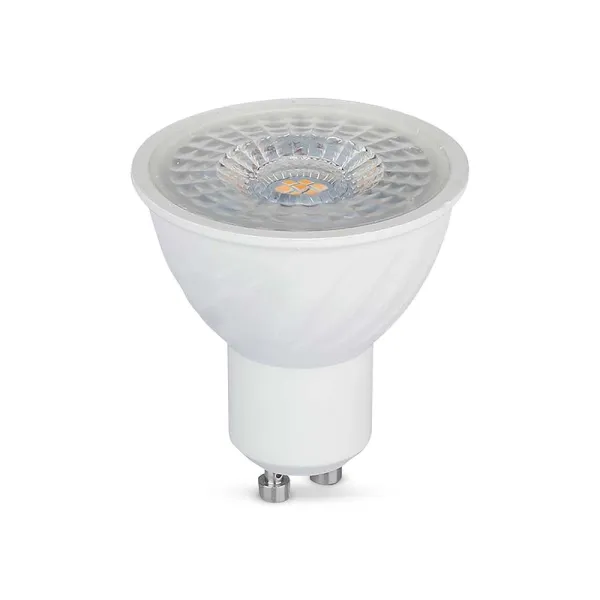 Faretto LED GU10 6W 110° Copertura Trasparente 3000K Dimmerabile