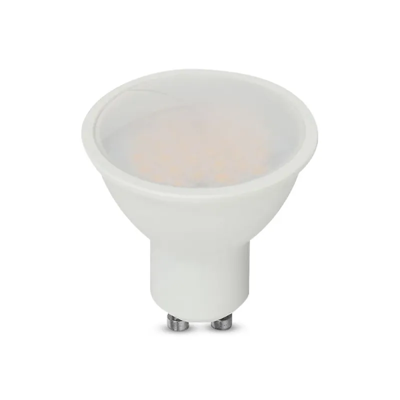 Faretto LED GU10 10W 100° Copertura Satinata 4000K