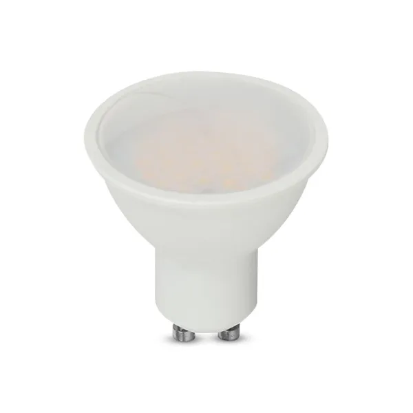 Faretto LED GU10 10W 100° Copertura Satinata 4000K