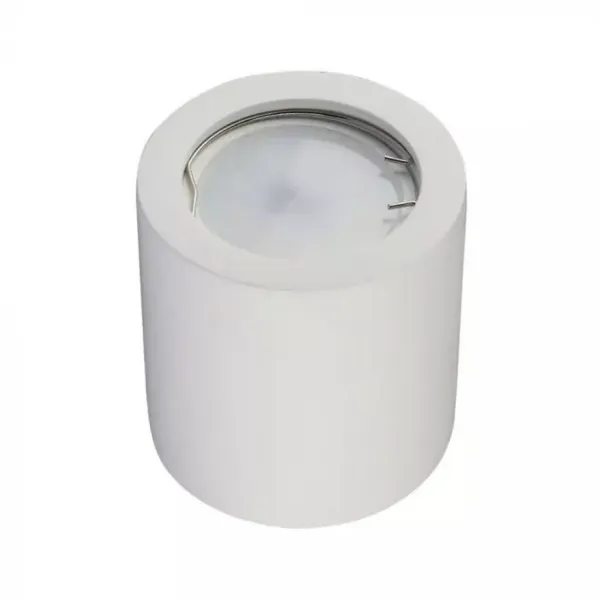 GU10 Fitting Round Gypsum White